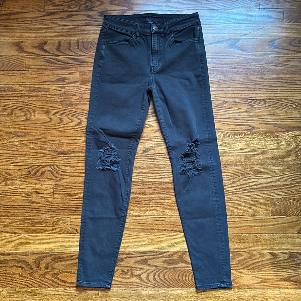 American Eagle Black Skinny Jeans